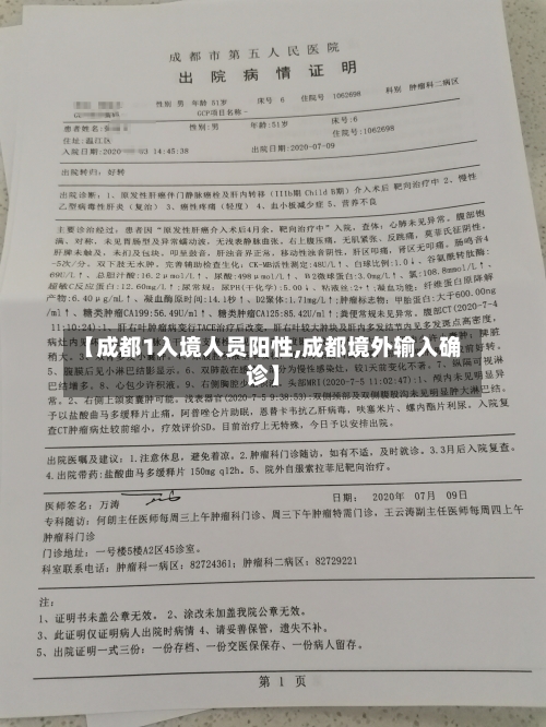 【成都1入境人员阳性,成都境外输入确诊】-第3张图片