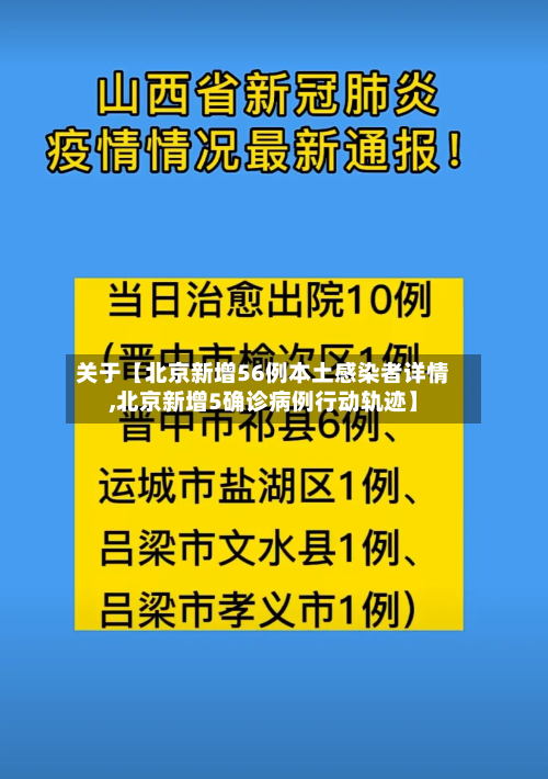 关于【北京新增56例本土感染者详情,北京新增5确诊病例行动轨迹】-第2张图片