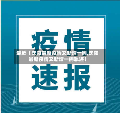 最近【沈阳最新疫情又新增一例,沈阳最新疫情又新增一例轨迹】-第2张图片