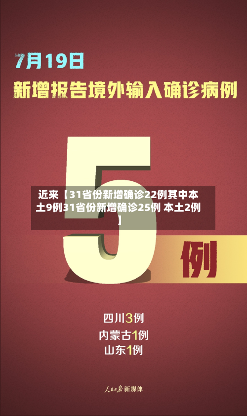 近来【31省份新增确诊22例其中本土9例31省份新增确诊25例 本土2例】-第3张图片