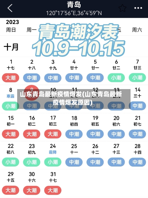 山东青岛最新疫情爆发(山东青岛最新疫情爆发原因)-第3张图片