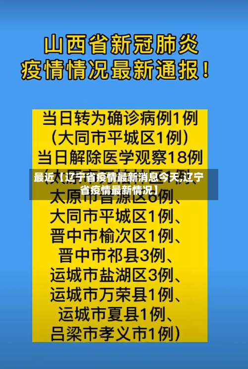 最近【辽宁省疫情最新消息今天,辽宁省疫情最新情况】