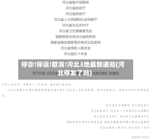 停诊!停运!取消!河北3地最新通知(河北停发了吗)-第2张图片