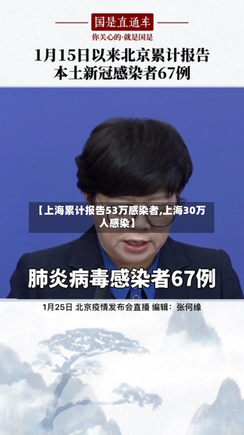 【上海累计报告53万感染者,上海30万人感染】