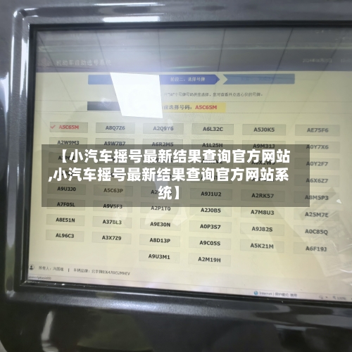 【小汽车摇号最新结果查询官方网站,小汽车摇号最新结果查询官方网站系统】-第3张图片