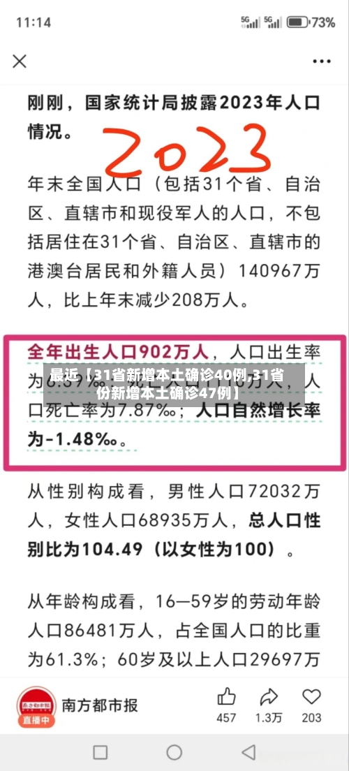 最近【31省新增本土确诊40例,31省份新增本土确诊47例】-第2张图片