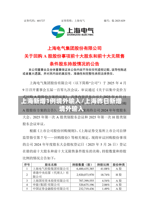 上海新增1例境外输入/上海昨日新增境外输入-第2张图片