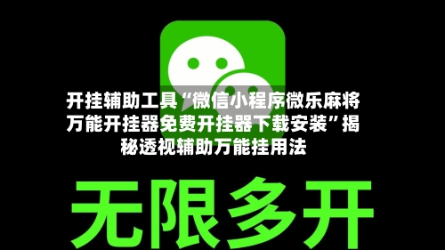 开挂辅助工具“微信小程序微乐麻将万能开挂器免费开挂器下载安装	”揭秘透视辅助万能挂用法-第2张图片