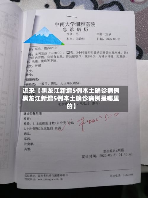 近来【黑龙江新增5例本土确诊病例黑龙江新增5例本土确诊病例是哪里的】-第2张图片
