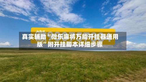 真实辅助“微乐麻将万能开挂器通用版	”附开挂脚本详细步骤-第2张图片