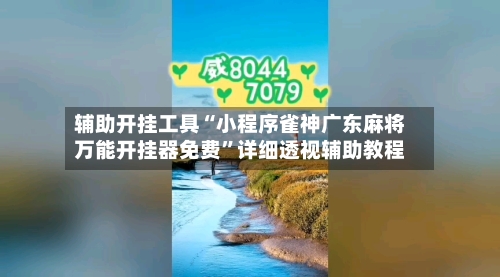 辅助开挂工具“小程序雀神广东麻将万能开挂器免费”详细透视辅助教程