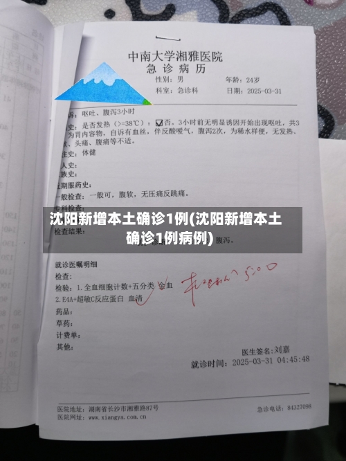 沈阳新增本土确诊1例(沈阳新增本土确诊1例病例)