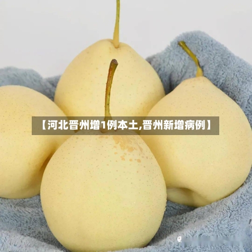 【河北晋州增1例本土,晋州新增病例】