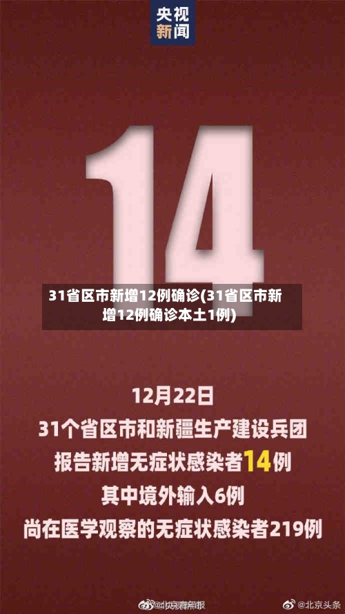 31省区市新增12例确诊(31省区市新增12例确诊本土1例)-第2张图片