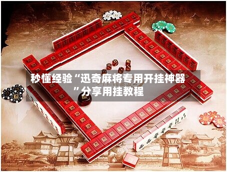 秒懂经验“迅奇麻将专用开挂神器”分享用挂教程-第2张图片