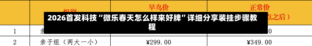 2026首发科技“微乐春天怎么样来好牌”详细分享装挂步骤教程-第2张图片