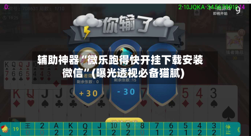 辅助神器“微乐跑得快开挂下载安装微信”(曝光透视必备猫腻)-第2张图片