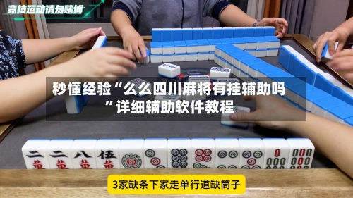 秒懂经验“么么四川麻将有挂辅助吗”详细辅助软件教程-第3张图片