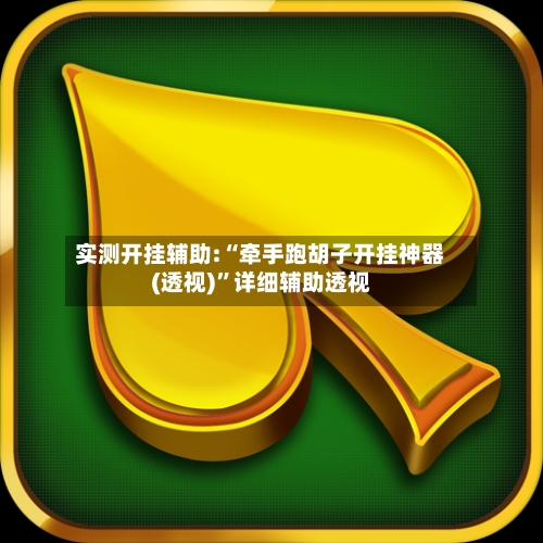 实测开挂辅助:“牵手跑胡子开挂神器(透视)”详细辅助透视